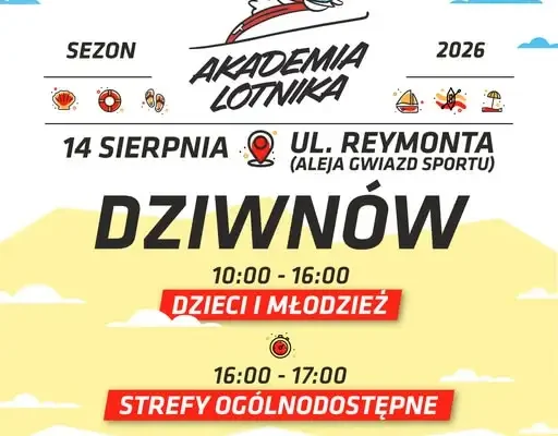 Akademia Lotnika 14 sierpnia w Dziwnowie – zapisy trwają