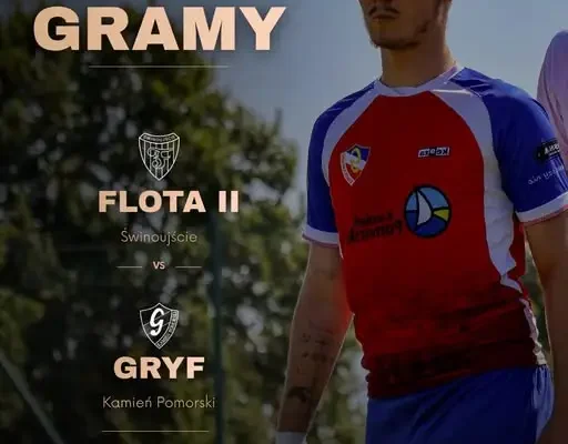 Gryf Kamień zagra na wyjeździe z Flotą II Świnoujście w niedzielę