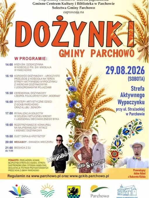 Dożynki Gminno-Parafialne w Parchowie – Święto Plonów pełne tradycji i atrakcji