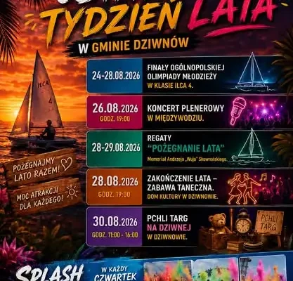 Ostatni tydzień wakacji w Gminie Dziwnów: regaty, koncerty i Pchli Targ