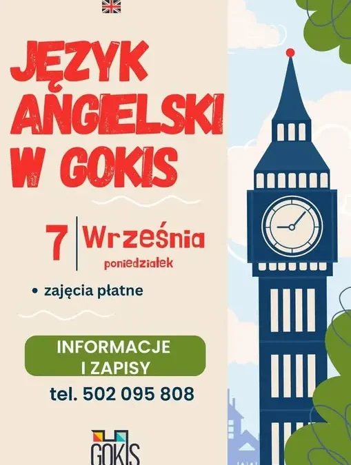 Rusza nabór na kurs angielskiego w GOKiS Golczewo – start 7 września