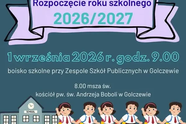 Uroczyste rozpoczęcie roku szkolnego w Golczewie – 1 września 2026