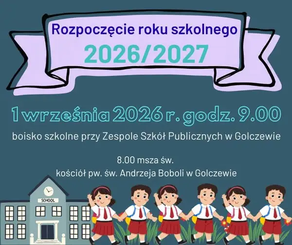 Uroczyste rozpoczęcie roku szkolnego w Golczewie – 1 września 2026
