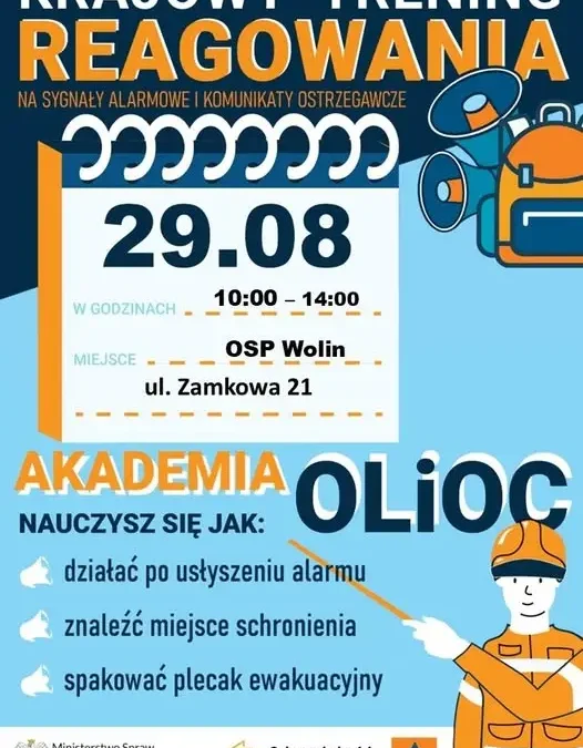 29 sierpnia w całej Polsce ćwiczymy właściwe reagowanie!