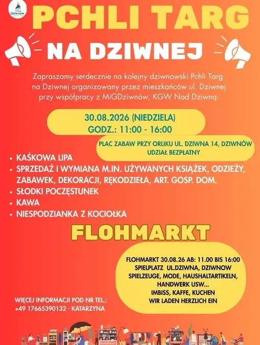 Pchli Targ na Dziwnej już dziś! Sprawdź, co czeka na mieszkańców