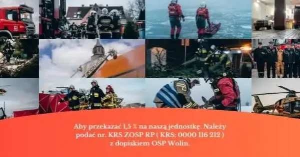 Wolin: 80-lecie miejscowej OSP. Uroczystości w amfiteatrze już 19 września