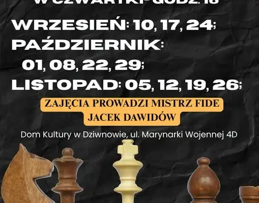 Koło Szachowe w Dziwnowie – nowy sezon zajęć dla miłośników królewskiej gry