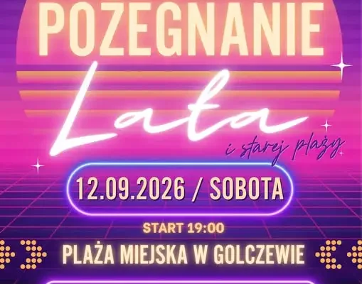 Pożegnanie lata i starej plaży w Golczewie – muzyczny wieczór nad wodą