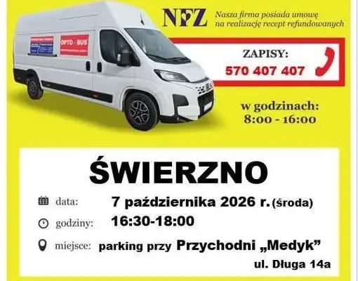 Bezpłatne badanie wzroku w Świerznie – 7 października 2026