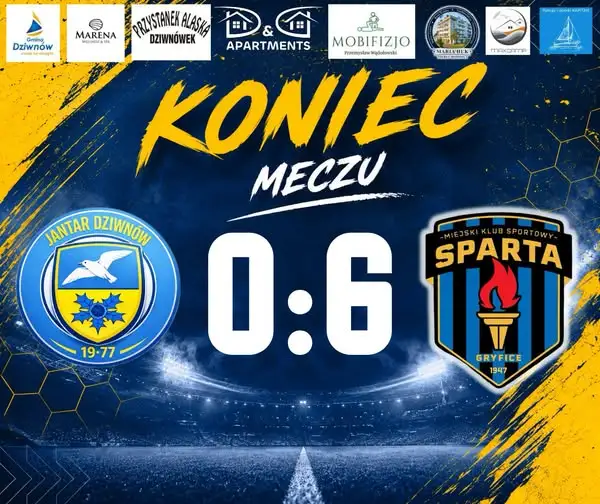 Puchar Polski ZZPN: Sparta Gryfice za mocna. Koniec przygody w 3. rundzie