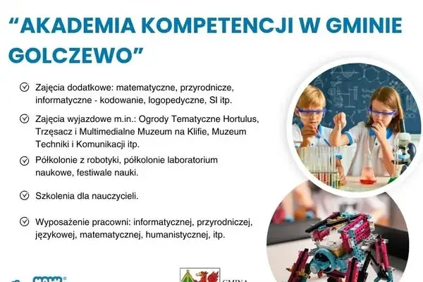 Gmina Golczewo stawia na edukację. Rusza projekt „Akademia Kompetencji”