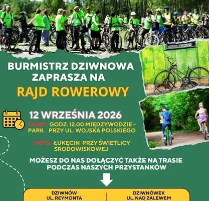 Aktywna sobota w Gminie Dziwnów – rajd rowerowy i nocny bieg