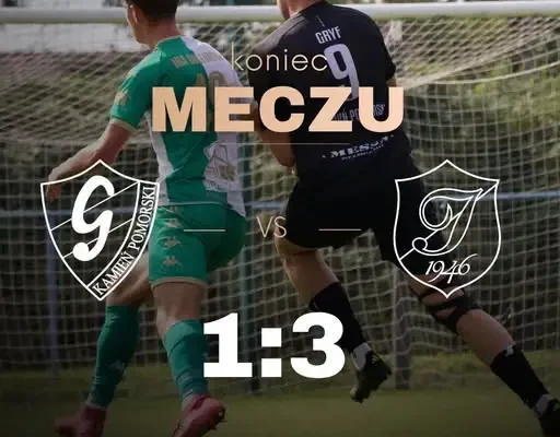 Gryf Kamień Pomorski przegrywa z Iną Goleniów 1:3