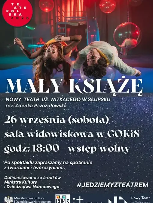 Spektakl „Mały Książę” w GOKiS Golczewo – bezpłatny teatr dla całej rodziny