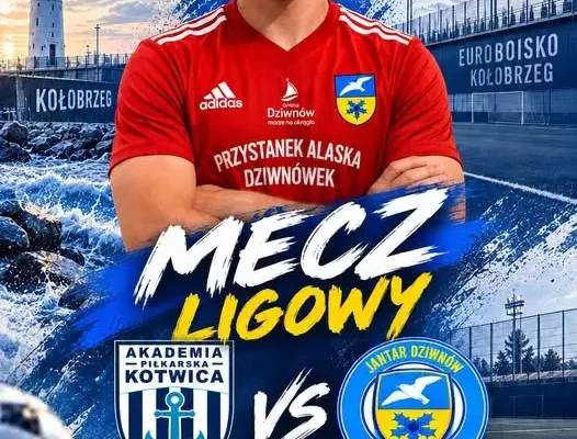 Jantar Dziwnów wraca do ligowej rywalizacji – wyjazdowy mecz z AP Kotwica Kołobrzeg