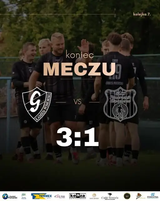 Gryf Kamień Pomorski wygrywa z Pomorzaninem Sławoborze 3:1