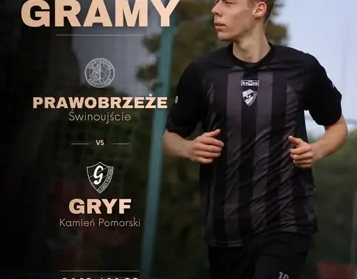 Gryf Kamień Pomorski jedzie do Świnoujścia po trzecie zwycięstwo z rzędu