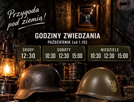 Podziemne Miasto w Świnoujściu – zwiedzanie w październiku