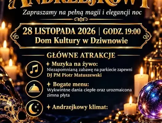 Bal Andrzejkowy w Dziwnowie – zaproszenie na wyjątkowy wieczór
